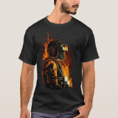 Cool Fire Welder Worker T-shirt (Voorkant)