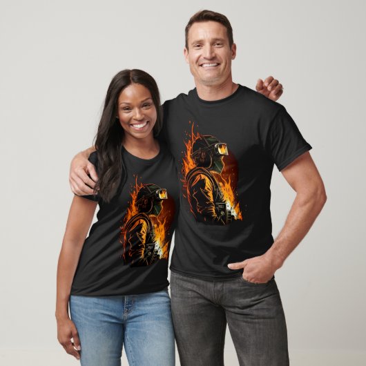 Cool Fire Welder Worker T-shirt (Unisex)