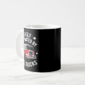 Cool Firefighter Design For Men Women Firemen Fire Koffiemok (Voorkant links)