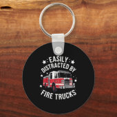 Cool Firefighter Design For Men Women Firemen Fire Sleutelhanger (Voorkant)
