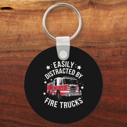 Cool Firefighter Design For Men Women Firemen Fire Sleutelhanger (Voorkant)