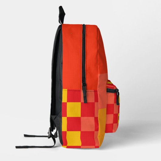 Cool Firefighter & Fox Themed Backpack Bedrukte Rugzak (Links)