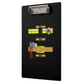 Cool Firefighter Uniform Funny DIY Halloween Klembord (Links)