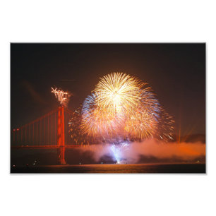 Cool Firework Foto Afdruk