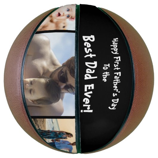 Cool First Best Pap Ever Photo Vaderdag Basketbal (Verticaal)