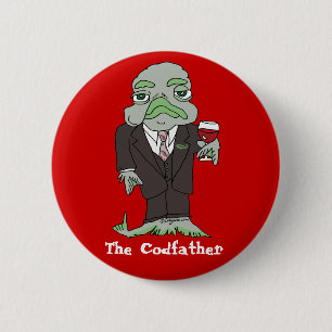 Cool Fish Gifts Custom Button Pin