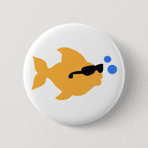 COOL FISH MINI RONDE BUTTON 5,7 CM