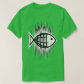 Cool Fish-ontwerp T-shirt (Design voorkant)