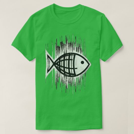 Cool Fish-ontwerp T-shirt (Design voorkant)