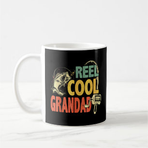 Cool Fisherman Vist  Reel Cool Grandad F Koffiemok