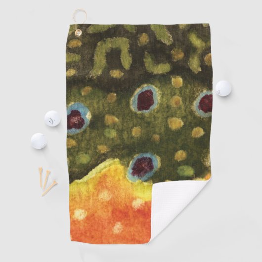 Cool Fisherman's Brook-forel Vist Golfhanddoek (Insitu)