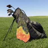 Cool Fisherman's Brook-forel Vist Golfhanddoek (Groen)