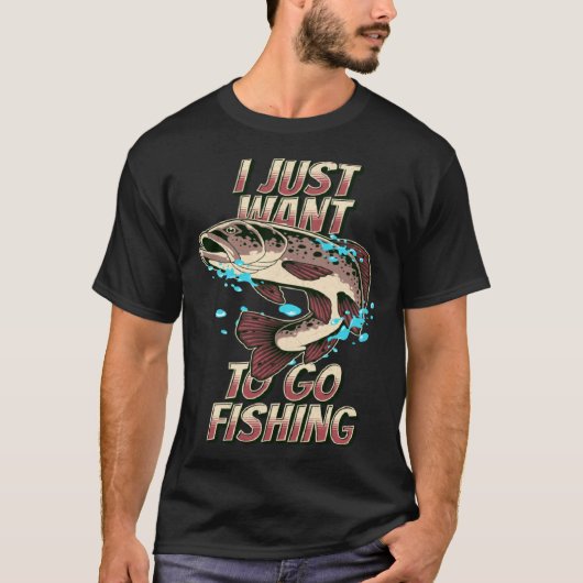 Cool Fishing Fishing Beautiful Fish T-shirt (Voorkant)