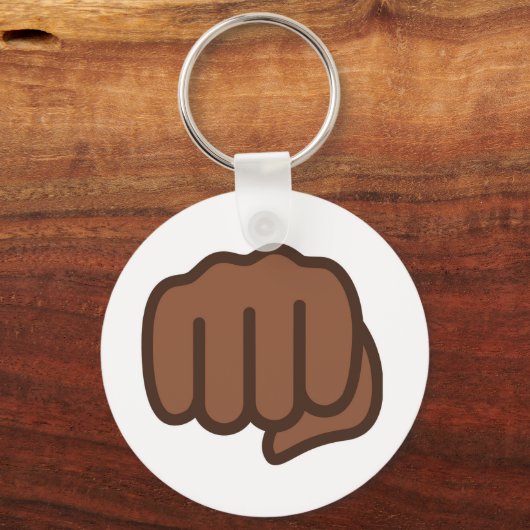 Cool Fist Bump Emoji Sleutelhanger (Voorkant)