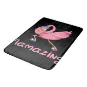 Cool Flamazing Dabbing Flamingo Badmat (Gekanteld)