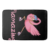 Cool Flamazing Dabbing Flamingo Badmat (Voorkant)
