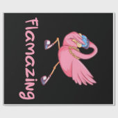 Cool Flamazing Dabbing Flamingo Cadeaupapier (Vlak)
