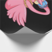 Cool Flamazing Dabbing Flamingo Cadeaupapier (Hoek)