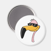Cool Flamingo Magneet (Voorkant / Achterkant)