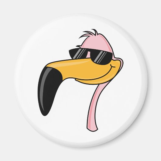 Cool Flamingo Magneet (Voorkant)
