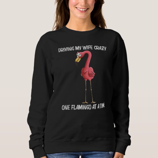 Cool Flamingo Voor Mannen Vader Dames Roze Flaming Trui (Voorkant)