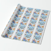 Cool Flights Vlinder Cadeaupapier (Uitgerold)