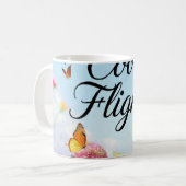 Cool Flights Vlinder Koffiemok (Voorkant links)