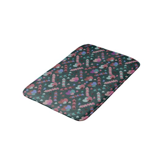 Cool Floral Pattern Badmat (Gekanteld)