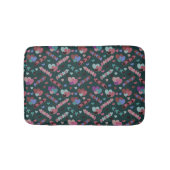 Cool Floral Pattern Badmat (Voorkant)