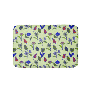 Cool Floral Pattern Badmat