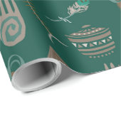 Cool Floral Pattern Cadeaupapier (Rol Hoek)