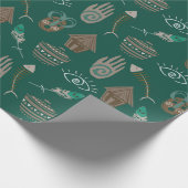 Cool Floral Pattern Cadeaupapier (Hoek)