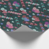 Cool Floral Pattern Cadeaupapier (Hoek)