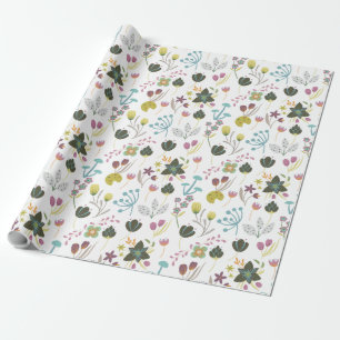 Cool Floral Pattern Cadeaupapier
