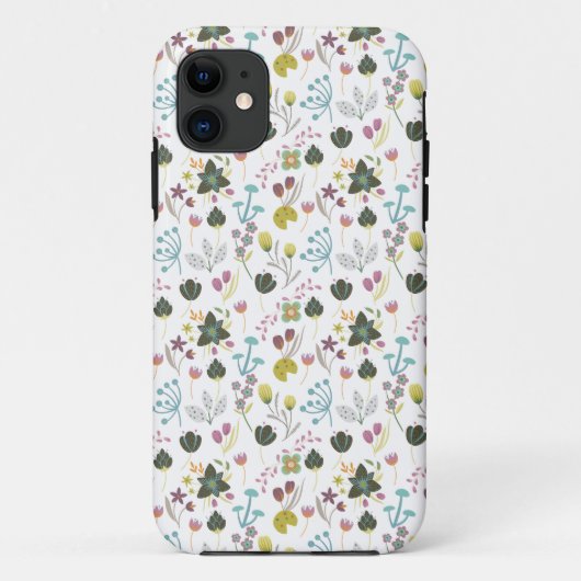 Cool Floral Pattern Case-Mate iPhone Case (Achterkant)