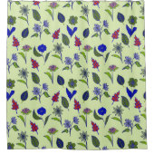 Cool Floral Pattern Douchegordijn (Voorkant)