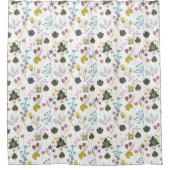 Cool Floral Pattern Douchegordijn (Voorkant)