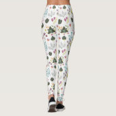Cool Floral Pattern Leggings (Achterkant)
