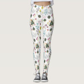 Cool Floral Pattern Leggings (Voorkant)