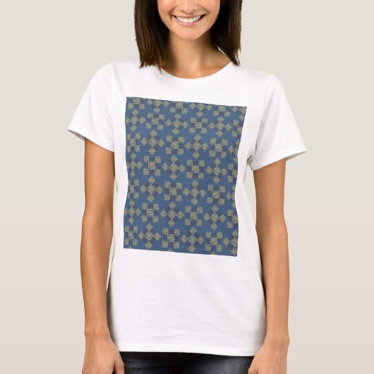 Cool Floral Pattern T-shirt (Voorkant)