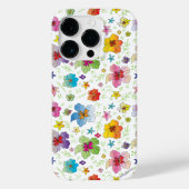 Cool Flower Grahic Colorful Art iPhone Case (Achterkant)