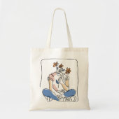 Cool Flowers Girl Tote Bag (Voorkant)