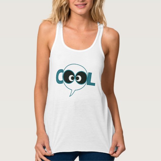 Cool Flowy Racerback Tanktop (Voorkant)
