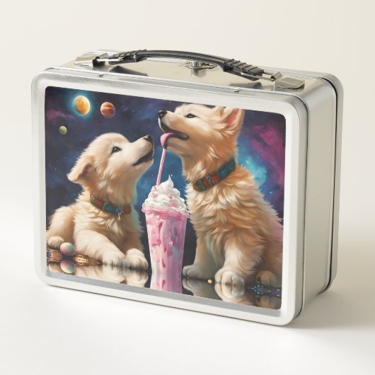 Cool Fluffy Puppies planeten milkshake (Achterkant)