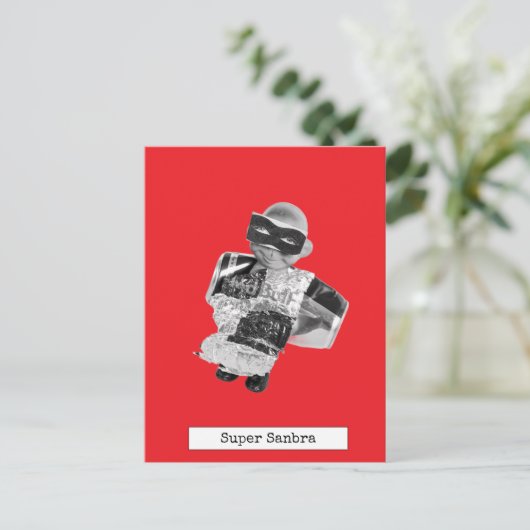 Cool Flying Doll Briefkaart (Staand voorkant)