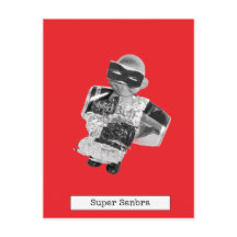 Cool Flying Doll Briefkaart