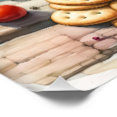 Cool food lovers party tray Poster (Hoek)