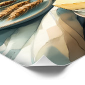 Cool food lovers sandwich vleeswaren brood perfect poster (Hoek)