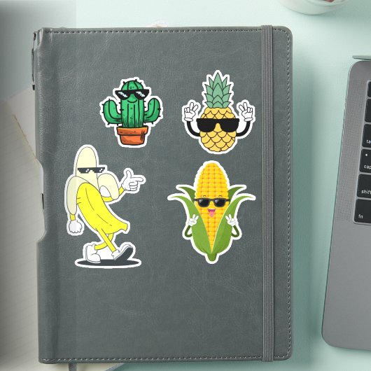 Cool Food Sticker Pack Grappige Vinyl Stickers