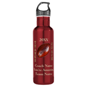 Cool Football Coach Gift Ideeën PERSONALIZED Waterfles